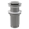 ALCA Výpust umyvadlová CLICK/CLACK G 5/4" bez přepadu, malá zátka, kov, chrom-lesk A394