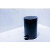 Hopa Pedálový odpadkový koš 3l, kov , černá barva KD02031785
