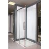 HOPA Pevná stěna BELVER Barva rámu - Chrom/Leštěný hliník (ALU), Pevná stěna - 80 cm, Směr zavírání - Univerzální Levé / Pravé, Výplň - Čiré bezpečnostní sklo - 8 mm BCBELV80PSCC