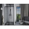 Hopa Sprchové dveře do niky TREOS NEW BLACK Barva rámu - Černá matná, Rozměr A - 120, Směr zavírání - Univerzální Levé / Pravé, Výplň - Čiré bezpečnostní sklo - 6 mm OLBTREO120BC