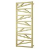 Instalprojekt Koupelnový radiátor TRICK zlatá barva Barva - Zlatá, Doporučená topná tyč (W) - 400, Rozměr A - 45, Rozměr C - 120, Skutečný rozměr radiátoru (v mm) - 430 x 1187 mm, Typ připojení - Klasické (na rozteč) RADTRK401284