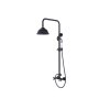 BESCO Nástěnný sprchový set RETRO černá BABPRCZ