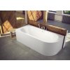 BESCO Asymetrická vana AVITA Nožičky k vaně - Bez nožiček, Rozměr vany - 180 × 80 cm, Způsob provedení - Levé VANAVIT180L