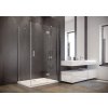 BESCO Obdélníkový sprchový kout VIVA 195O Rozměr A - 100, Rozměr B - 80, Směr zavírání - Pravé (DX) BCVIV8010P