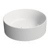 GSI KUBE X keramické umyvadlo na desku, průměr 40cm, bílá mat 942609