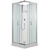 9291 9 sprchovy box smaragd model 1 ctverec s vanickou z liteho mramoru cire sklo