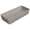 GSI NUBES keramické umyvadlo na desku 80x40cm, tortora mat 904005