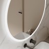 Mereo  Zrcadlo kulaté pr. 60 cm, LED osvětlení a odmlžování CN162