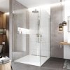 Mereo Sprchový kout, Novea, čtverec, pivotový, 70x70 cm, chrom ALU, sklo Čiré CK10903ZVR