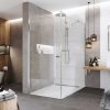 Mereo Sprchový kout, Novea, obdélník, pivotový, 80x120 cm, chrom ALU, sklo Čiré, dveře L/P a pevný díl CK14913Z