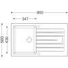 72942 8596142021024 sinks perfecto 860 titanium draw