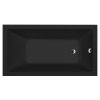 Polysan NOEMI obdélníková vana 160x80x39cm, černá mat 71722.21
