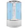 ARTTEC CALYPSO 90 x 90 cm - Parní sprchový box model 8 chinchilla sklo PAN04689