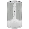 ARTTEC CALYPSO 90 x 90 cm - Parní sprchový box model 8 chinchilla sklo PAN04689