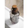 Sapho FIGO dávkovač mýdla na postavení 300ml, kouřové sklo/dřevo 08387