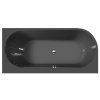 Polysan ASTRA R MONOLITH asymetrická vana 160x75x60cm, šedá 34611M.30