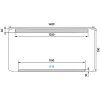 led zrcadlo 1400x700 s dotykovym senzorem vykres