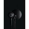 KLUDI DIVE sprchový set s termostatem, průměr 20 cm, 3 proudy, černá, 6907939-00