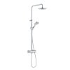 KLUDI DIVE sprchový set s termostatem, průměr 20 cm, 3 proudy, chrom, 6907905-00