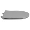 Sapho PACO WC sedátko, SLIM, Soft Close, Easy Take, šedá mat PCS1012GR
