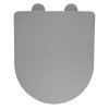 Sapho PACO WC sedátko, SLIM, Soft Close, Easy Take, šedá mat PCS1012GR