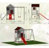 Marimex Dětský dřevěný domeček Veranda s houpačkou 11640371