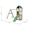 Dětské hřiště Marimex Play Basic 008 + zelená skluzavka 11640470