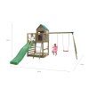 Dětské hřiště Marimex Play Basic 007 + zelená skluzavka 11640446
