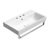 GSI NUBES keramické umyvadlo 70x40cm, 3 otvory, bílá ExtraGlaze 9687311