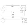 madlo 450x25 mm vykres