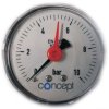 CONCEPT 100 B.1.3. 358 manometr standardní 63mm, G1/4", 0-10bar, zadní, kov/sklo/akryl, CMZ358/10/63