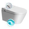 GSI WCLEAN závěsné WC Swirlflush s integrovaným elektronickým bidetem, bílá dual-mat 7418K09