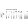 WAVIN EKOPLASTIK PPR přechodka 25x3/4", s plastovým závitem vnějším, svařovací, voda, PP-R, SDG02525RCT