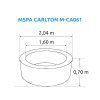 Marimex Vířivý bazén MSPA Carlton M-CA062 11400298