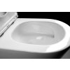 Sapho AVIS WC kombi mísa, Vortex Rimless, 66x36 cm, spodní/zadní odpad, bílá PC106-111