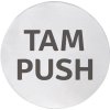 Sapho Cedule TAM/PUSH, Ø 75mm, nerez mat XP127
