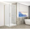 Gelco TRINITY GOLD MATT obdélníkový sprchový kout 800x900mm, matné sklo, pravé GT5690-80MR-G