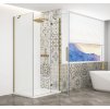 Gelco TRINITY GOLD MATT obdélníkový sprchový kout 1100x1000mm, čiré sklo, pravé GT5610-11CR-G