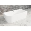 HOPA Volně stojící vana LUXURY bílá, se štěrbinovým přepadem Barva sifonu - Chrom, Rozměr vany - 170 × 80 cm, Způsob provedení - Pravé VANAVN170P