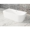 HOPA Volně stojící vana LUXURY bílá, se štěrbinovým přepadem Barva sifonu - Chrom, Rozměr vany - 170 × 80 cm, Způsob provedení - Levé VANAVN170L