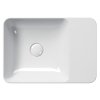 GSI MODO keramické umyvadlo na desku 50x35cm, bez otvoru, bílá ExtraGlaze 9884011