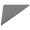 Sapho ABELINE rohová police rockstone 250x250mm, concrete AE250-4033
