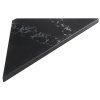 Sapho ABELINE rohová police rockstone 250x250mm, black attica AE250-0598