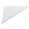 Sapho ABELINE rohová police rockstone 250x250mm, bílá mat AE250-0101