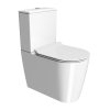 GSI KUBE X WC kombi, Swirlflush, spodní/zadní odpad, bílá ExtraGlaze 941911K