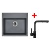 Sinks SOLO 560 Titanium + ENIGMA S Černá matná G24372