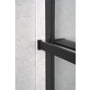 Polysan Police zkracovatelná na Walk-in zástěnu 60-140cm, černá mat EG1425