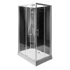 Aqualine GRANVIK obdélníkový sprchový box 800x1200x2180mm, čiré sklo GG80X120