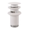 Výpusť umyvadlová CLICK-CLACK 5/4", Bílá matná MD0484BMAT, RAV Slezák
