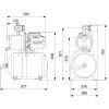 GRUNDFOS JP 5-48 PT-H 60L domácí vodárna, Qmax 5,6 m3/h, 60l,